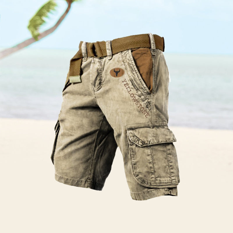 Jay - Men's cargo shorts with multiple pockets