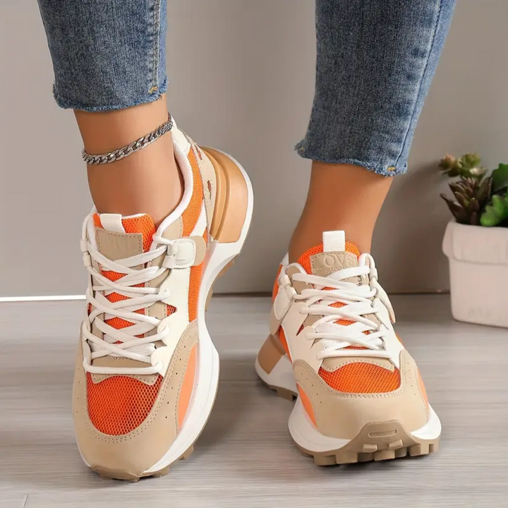 Katja - Casual women's colour block sneakers