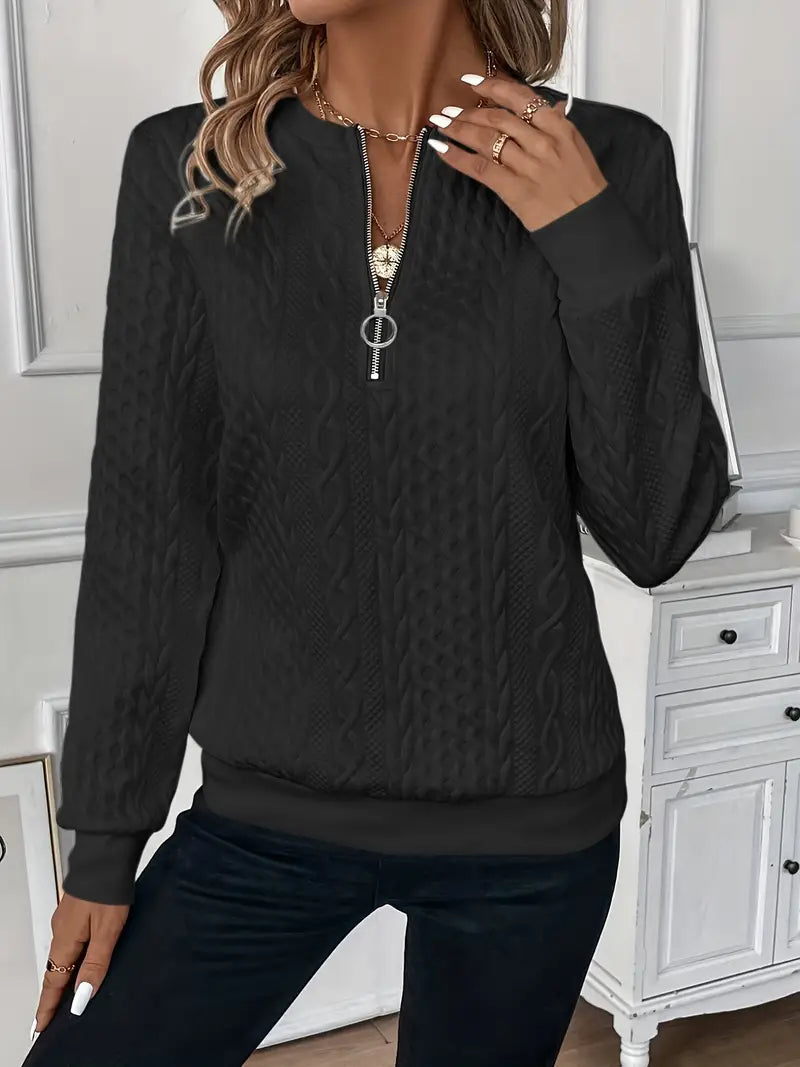 Irma - Elegant Zip Jumper for Comfort and Style