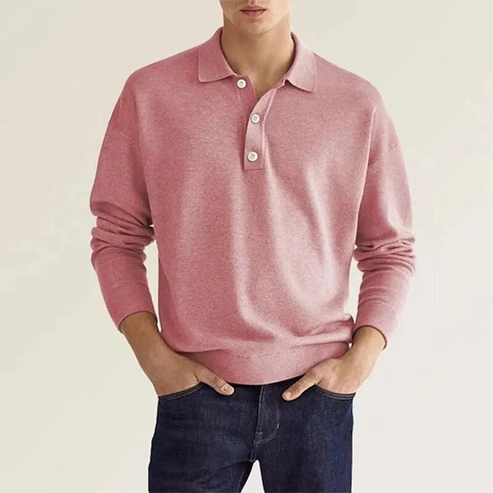 Serlene - LONG SLEEVED POLO SHIRT - MAXIMUM ELEGANCE AND COMFORT