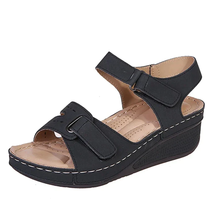 Terace - Comfortable sandals with velcro strap