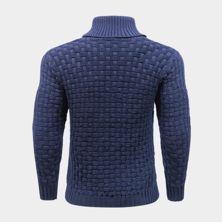 Bennet - Stylish Knitted Sweater with High Collar