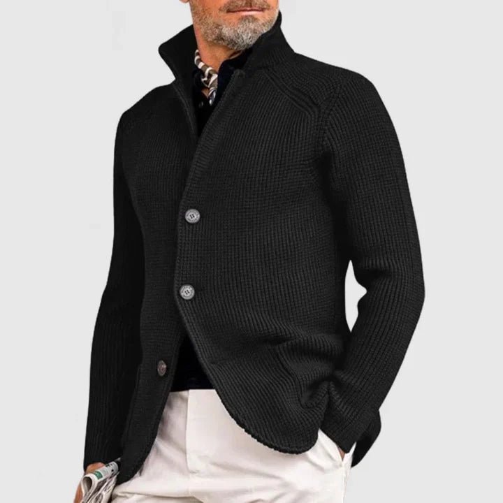 Marzio - Refined Cardigan with Button Fastening