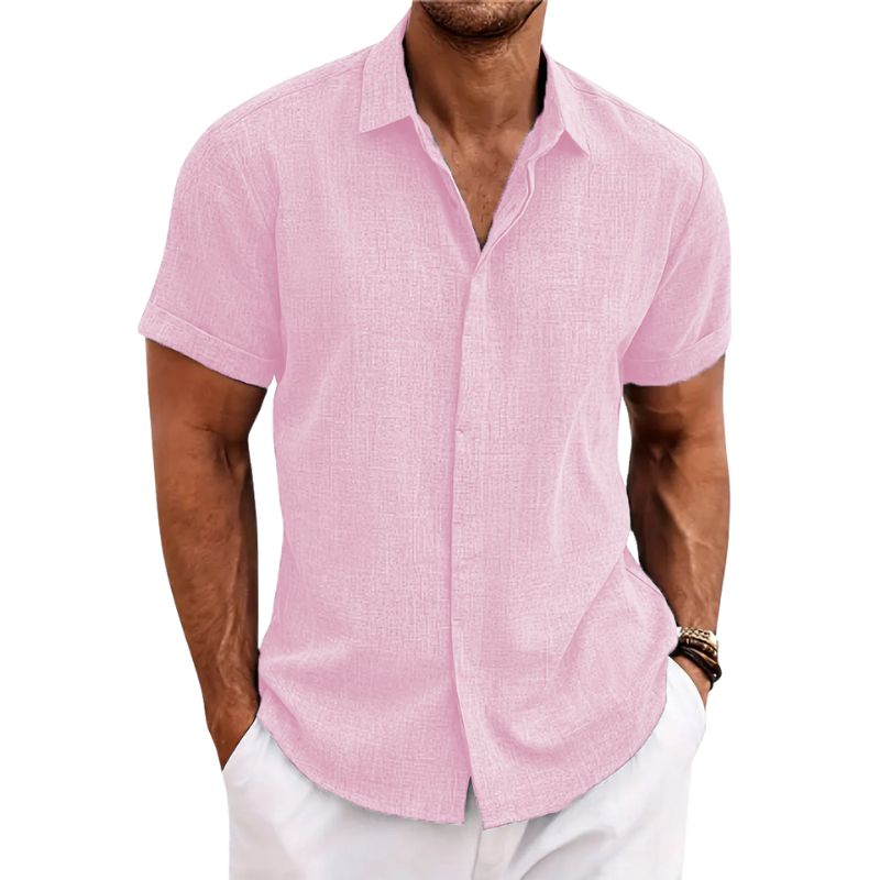 Alexander - Linen Short-Sleeved Shirt