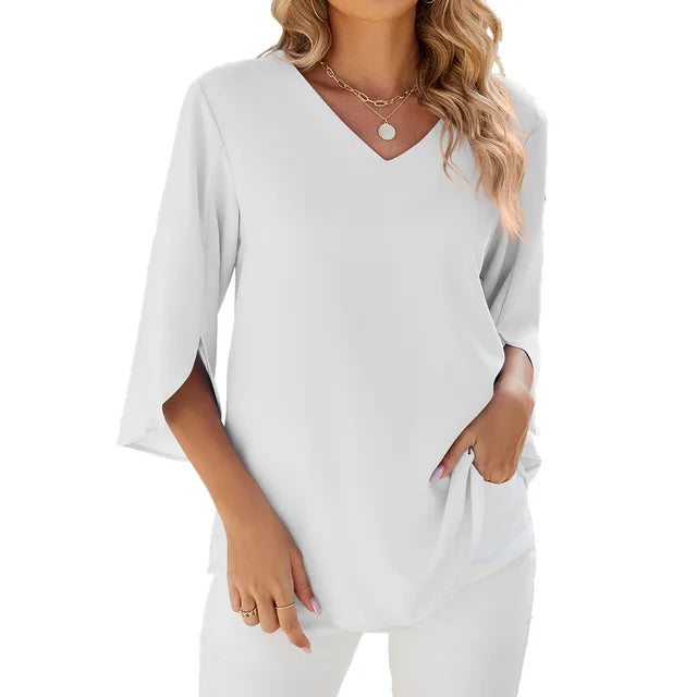 Sophie - V-Neck Blouse