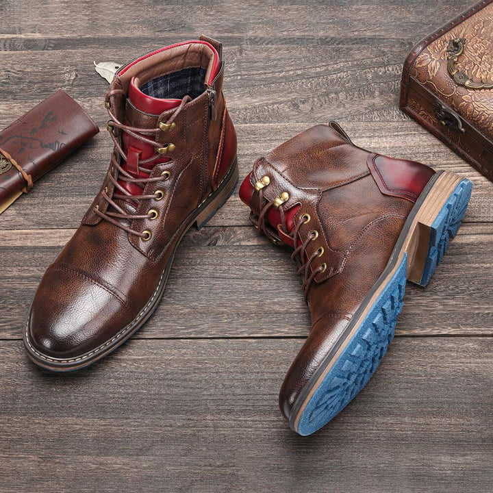 Cris - Handcrafted Premium Leather Oxford Boots